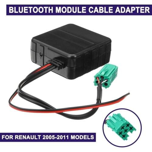 Car bluetooth Module Aux Receiver Cable Wireless Music Player HIFI Radio Media For Renault CD Host Machine 2005-2011 Models