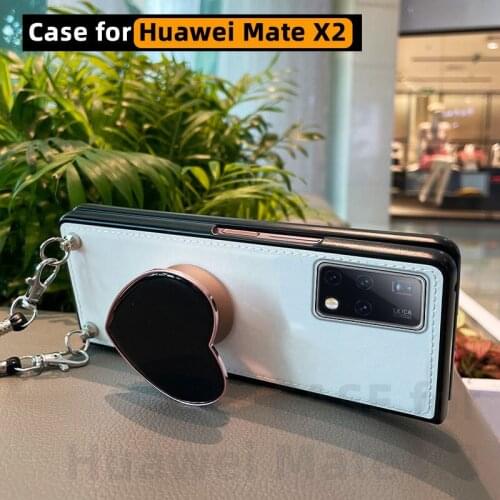 For Huawei Mate X2 Case, Cute Case for Girl, Huawei Mate X2 Case Luxury Case Pu Material