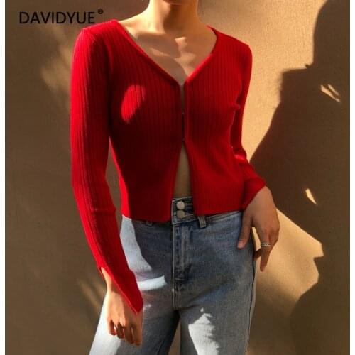 Женские трикотажные кардиганы Davidyue China At AliExpress