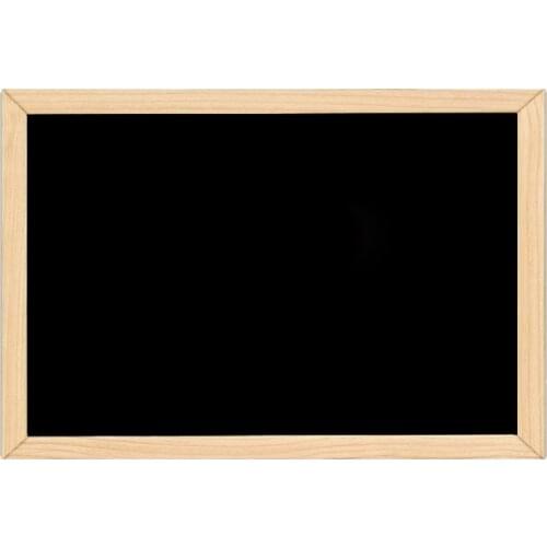 Double-Sided Blackboard Wooden Crafts Wooden Frame Small Blackboard Writing Message Board Home Decoration DIY Listing