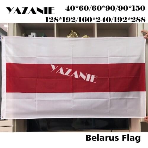 YAZANIE Any Size Belarus (1918, 1991-1995) Flag 100D Polyester Single or Double Stitched High Quality Flags and Banners