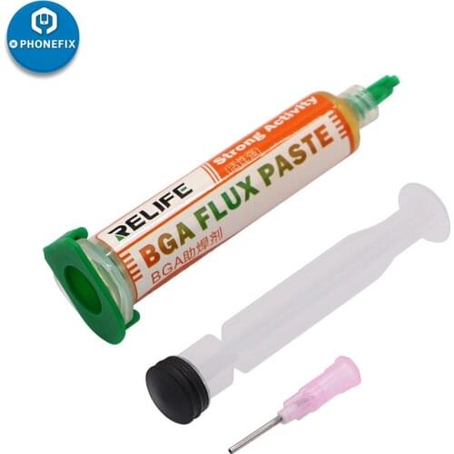 Relife BGA Flux Paste RL420 RL422 RL421 10CC Strong activity Halogen free Flux Solder Paste for PCB SMD BGA Reballing Soldering