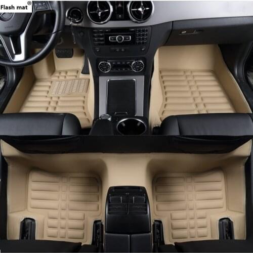 Flash mat car floor mats for Ford escort fiesta mondeo Focus Fiesta Edge Explorer Taurus S-MAX F150 Everest mustang mats