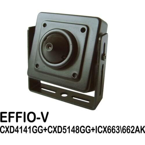 Mini CCTV Surveillance 1/3 Sony CCD Effio-V 800TVL Super Real WDR 0.0003Lux Starlight Miniature Square Mini CCD Camera with OSD