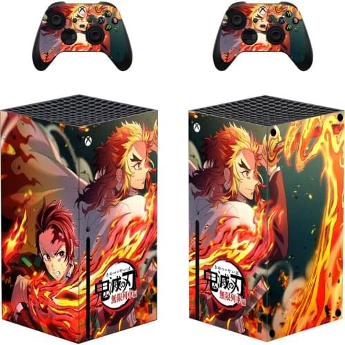 New Demon Style Xbox Series X Skin Sticker for Console & 2 Controllers Decal Vinyl Protective Skins Style 1