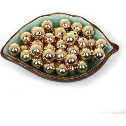 New Arrival 4mm 1.2mm Hole 900pcs Gold/Gun Plastic CCB Round Seed Spacer Beads For Jewelry making DIY Beads