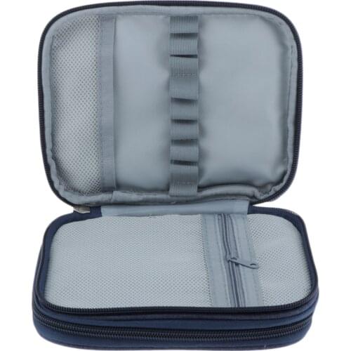 Portable Organizer Case Bags For Knitting Needles Crochet Hooks Zipper Bags