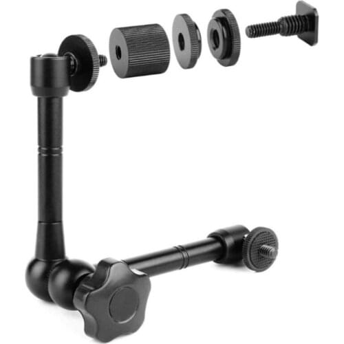 Compatible for Camera Monitor Adjustable Metal Fixed Frame11 Inch Arm Super Clamp Crab Plier Clip Articulating New Au11 21