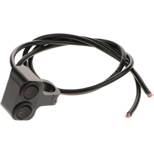 1 Piece 25mm Waterproof Dual on Off Switch Handlebar Low Beam Switch