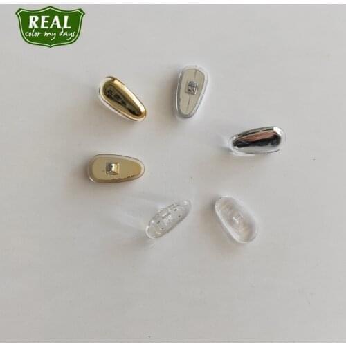 10 Pairs Silicone Glasses Nose Pads Eyeglass Sunglass Massage Health Care Nose Pad Anti-Slip Holder Tools