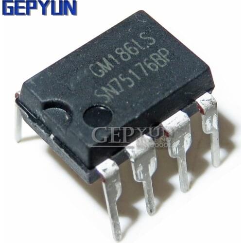10PCS SN75176BP DIP8 SN75176 DIP 75176 Bus transceiver Gepyun