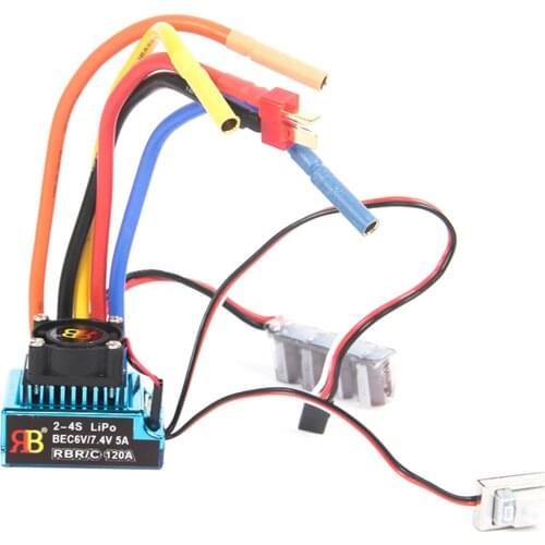 120A Sensored Controller for 1/10 Car Crawler Buggy Trucks DIY Accessory