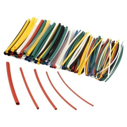 140Pcs Car Electrical Cable Heat Shrink Tube Tubing For Wrap Sleeve Assorted DIY electronics