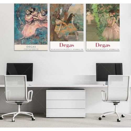 Edgar Degas Art Exhibition Digital Télécharger Ballerina Poster vintage Dance Ballet Print