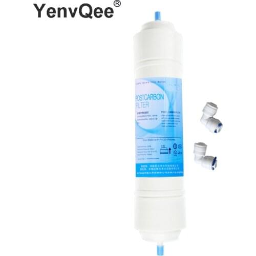 11 inch WATER FILTER POST Activated Carbon Cartridge with 2 fitting Water Purifier Cartridge Aquarium REVERSE OSMOSIS Household