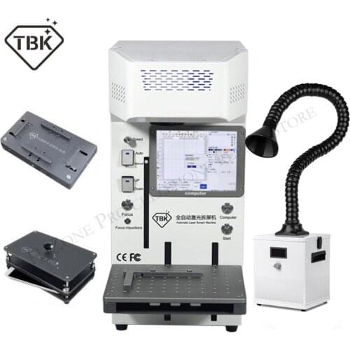 TBK958A Automatic Laser Engraving Machine LCD Laser Separate Machine For iPhone 11 X XS Max 8 8+ Back cover separate with molds