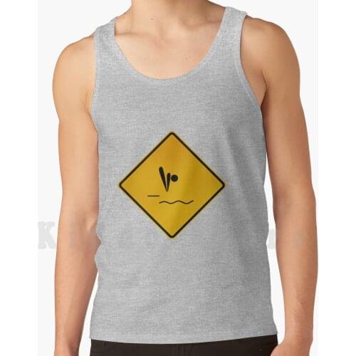 Handball-Warning Sign Tank Tops Vest Sleeveless Handball Handball Handbold Handball Wm Handball Team Handball Handball