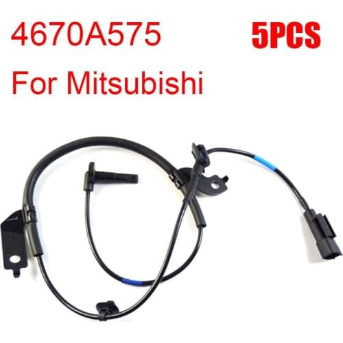 New 5PCS Front Left ABS Wheel Speed Sensor 4670A575 For Mitsubishi Lancer Outlander S11130 4670A031 SU12583 High Quality