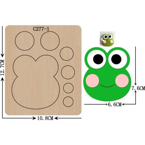 New frog Wooden die Scrapbooking C-277-1 Cutting Dies