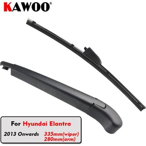 KAWOO Car Rear Wiper Blades Back Window Wipers Arm For Hyundai Elantra Hatchback (2013 Onwards) 335mm Auto Windscreen Blade