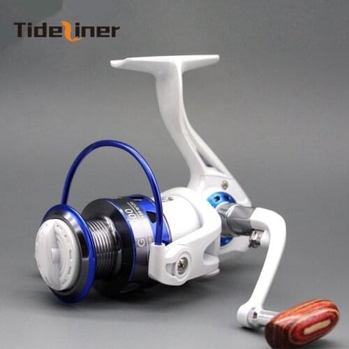 Tideliner spinning fishing reel GF1000-6000 feeder carp gear fishing wheel ratio 5.2:1 ball bearings 12BB fishing-tackle wheels