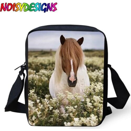 NOISYDESIGNS Crazy Horse Cross Body Bag Women Designer Messenger Bags Small Casual Shoulder Bag Bolsa Feminina For Girls