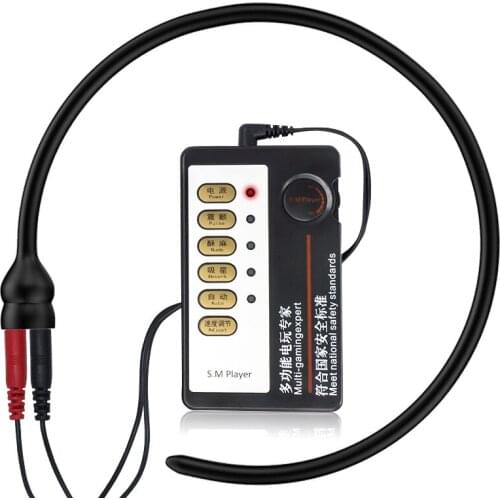 Urethral Electro Stimulation Penis Electric Shock Game Silicone Urethral Souds Plug BDSM Electro Shock Sex Toys For Men