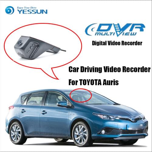 YESSUN Car DVR Digital Video Recorder For TOYOTA Auris - Front Camera Dash - HD 1080P Not Reverse Parking Camera
