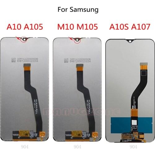 For Samsung Galaxy A10 A105F A10S A107F A10E A102U A20E A202F M10 M105F LCD Display Touch Screen Screen Digiziter Assembly