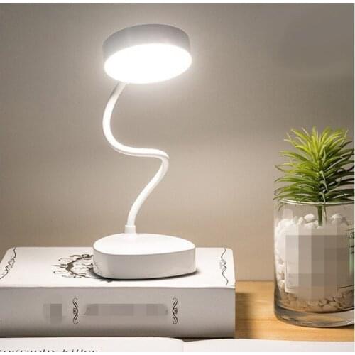 3 Color Stepless Dimmable Touch Led Folding USB Charging Small Desk Lamp Eye Protection Learning Dedicated Bedroom Desk Lamp