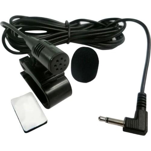 3m Long Wired Handsfree 3.5mm Mic Stereo Jack Mini Car Microphone External Mic for PC Car DVD GPS Player Radio Audio