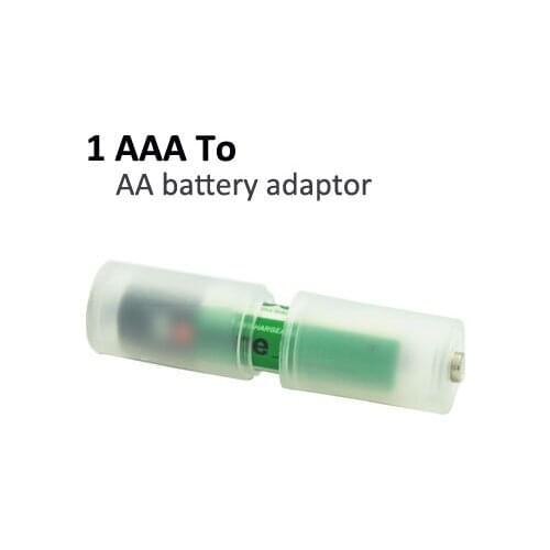 4Pcs/Pack 1 AAA to AA Size Cell Battery box Converter Adapter Batteries Holder Plastic Case Switcher for AAA to AA battery