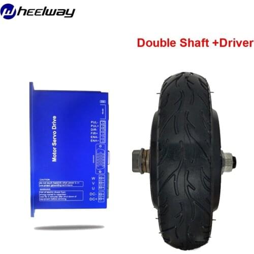 6.5 inch 24V36V48V 150-350WHub Motor Built-in Encoder With Driver Double Shaft And Single Shaft Digital Motor for Robot