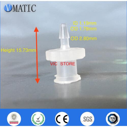 Free Shipping 100pcs 1/16 Inch-Barb Female Luer Tapered Syringe Fitting (Polyprop) Luer Lock Tapered Connector Adapter