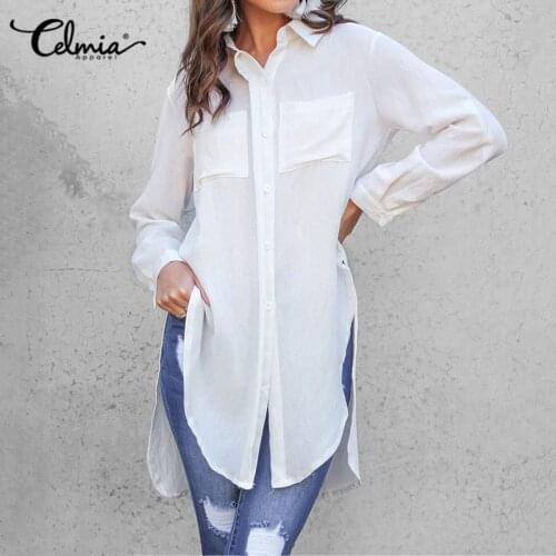 Celmia White Blouses