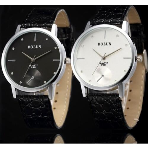 Fashion Couple Watch For Women Men Quartz Wristwatch Leather Strap Waterproof Casual Ladies Watches Business Clock Reloj Mujer