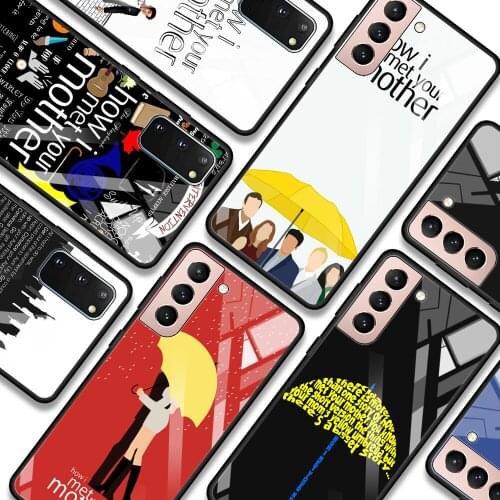 How i met your mother Phone case For Samsung S21 S20 Ultra Plus FE S10e Lite S10 S9 S8 plus Glass Bumper Soft Fundas