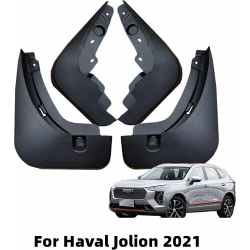 For Haval Jolion 2021 Car Mudguards Plastic Fender Cover Flares Splash Guard Cover Exterior Mud Flaps Car-styling Accessories