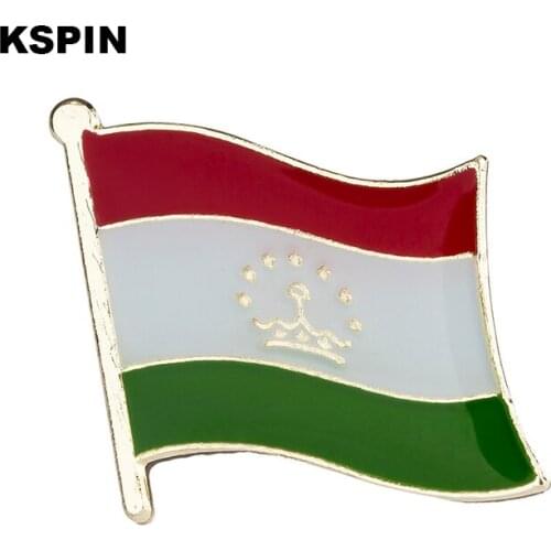 Tajikistan flag pin lapel pin badge Brooch Icons 1PC KS-0171
