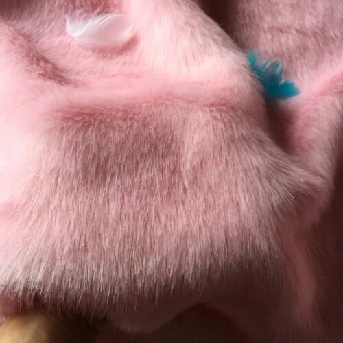 Quality 9cm Long Fur Rabit Faux Fur Fabric Soft Plush Faux Fur Fabric Sewing Material Diy Home decoration Cloth Fur