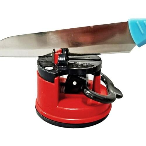 Kitchen Sharpener Safe Knife Scissors Blade Grinder Stone Knives Sharpening Tungsten Diamond Sharpener Tool With Suction Pad