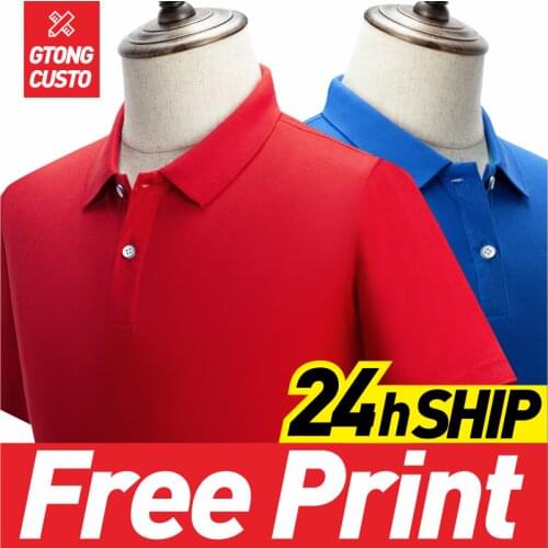 Summer Casual Cheap Business Polo Shirt For Men Custom Company/Person Logo Printed Embroidered Solid Color Men And Women Tops