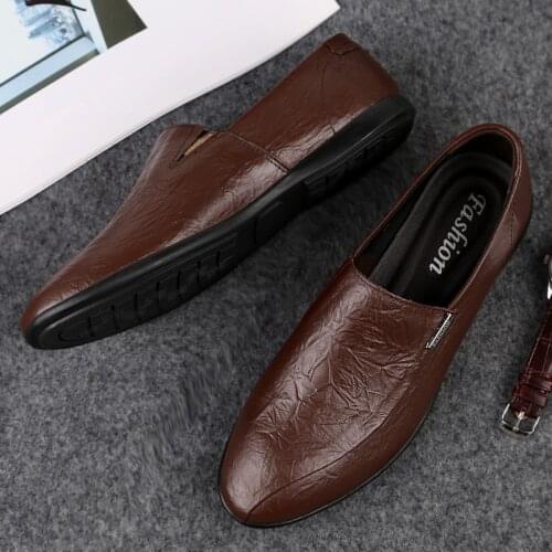Masculino male shoes shose shoe 2020 fashion cuero leather black flat Mens mens casual mens spring causal sale informales for