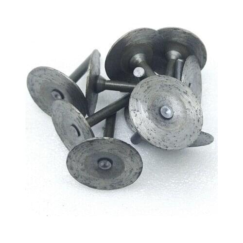 New 5pcs 46# T type Hot Pressed Sintered Diamond Cutting Disc OD10-40mm for Stone Carving Grinding 6mm Shank