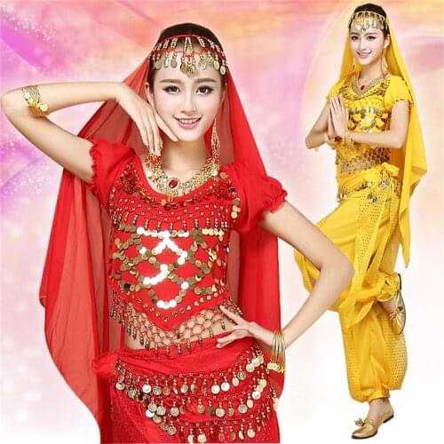 New belly dance costume Indian Bollywood costume apparel women belly dance clothing belly dance costume set