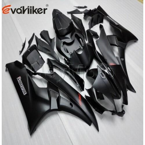 Motorcycle fairing for YZFR6 2006 2007 black YZF R6 06 07 ABS plastic panels kit Injection mold