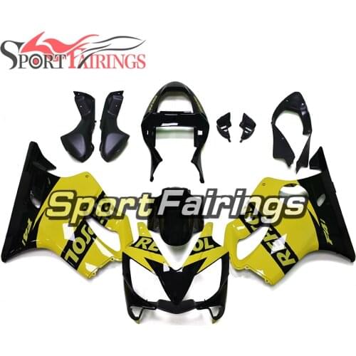 ABS Motorcycle Full Fairings For Honda CBR600 F4i 2001 2002 2003 01 02 03 Bodywork Motorbike Cowling Gloss Yellow Black Bodywork