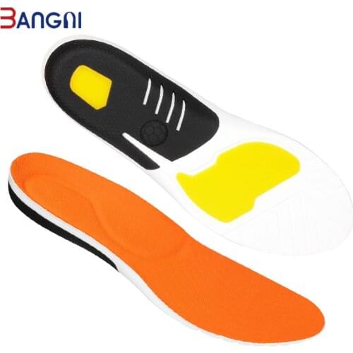 3ANGNI Orthotic Flat Feet TPU Arch Support Insoles Gel Deep Heel Cup Inserts For Plantar Fasciitis Orthopedic Shoes Padded Sole