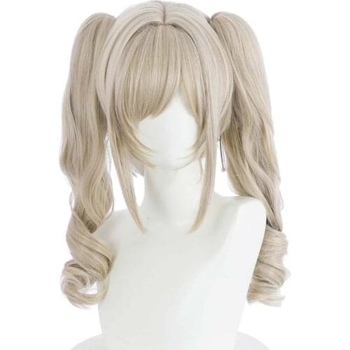 Genshin Impact Barbara Cosplay Wig Heat Resistant Synthetic Hair Carnival Halloween Party Props