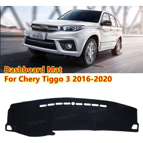 For Chery Tiggo 3 2015-2020 Anti-Slip Mat Sunshade Dashmat Protect Carpet Dashboard Cover Pad Accessories